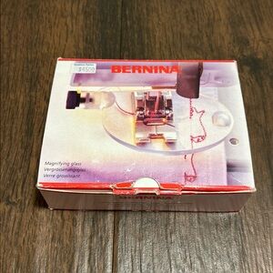 Genuine Bernina Magnifying Glass Lens Set Of 3 With Assembly Instructions